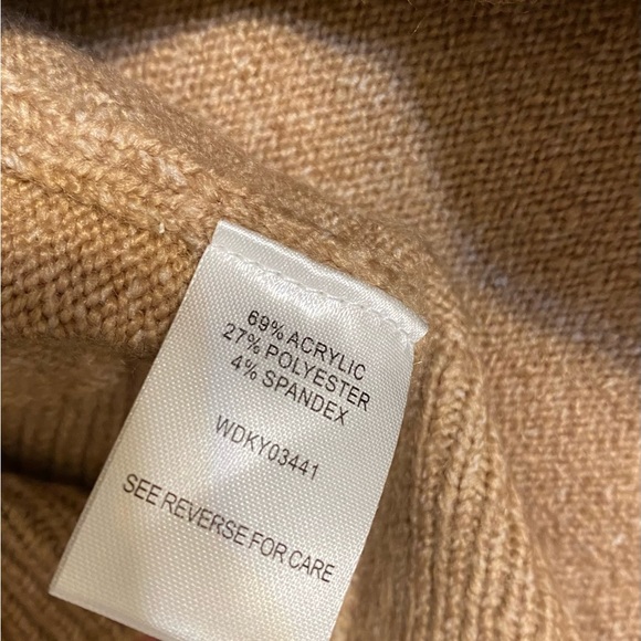 Lost + Wonder Hideaways Cafe Sweater Dress Khaki Tan - Picture 5 of 7